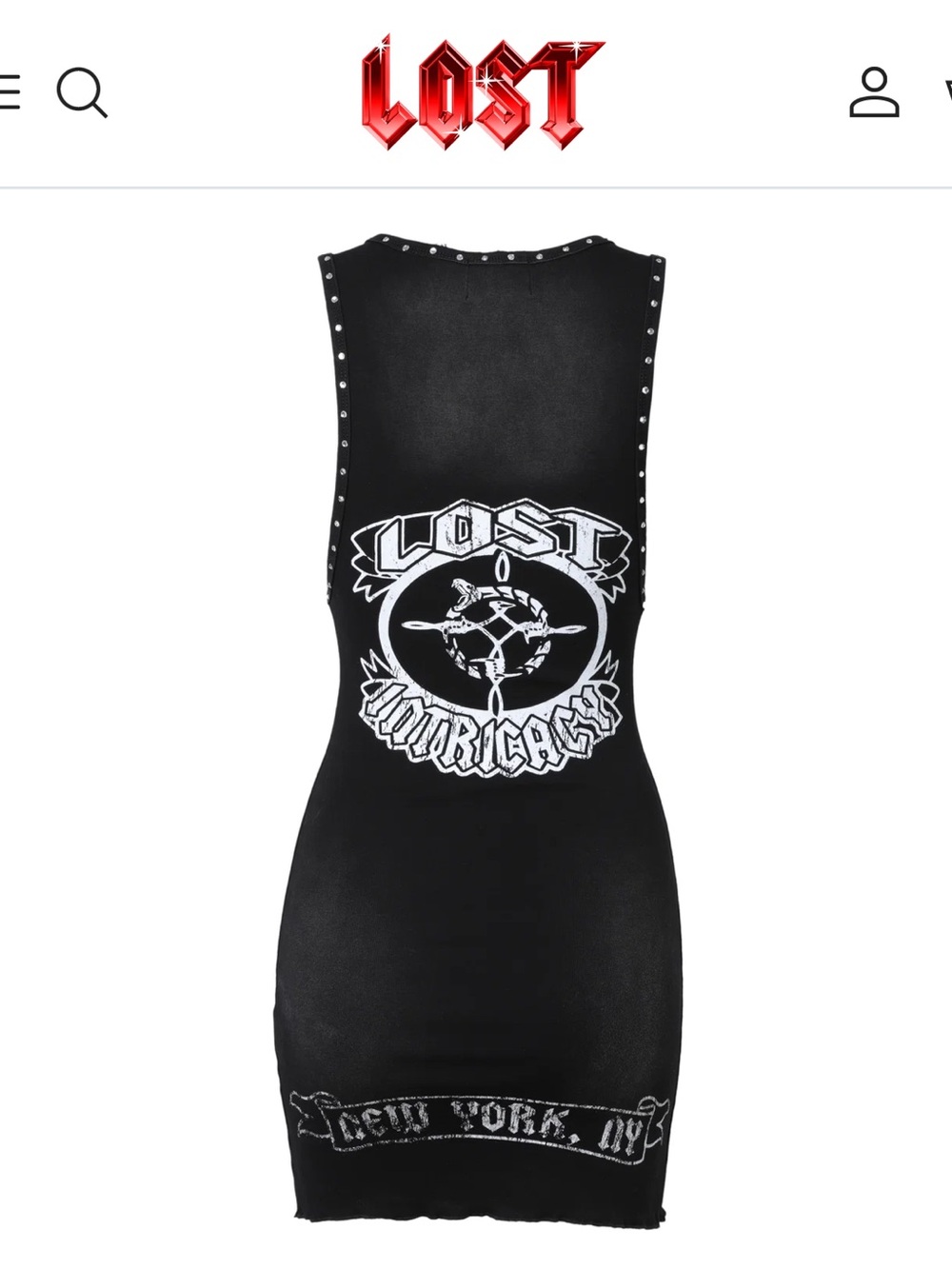 LOST INTRICACY MINI TANK DRESS